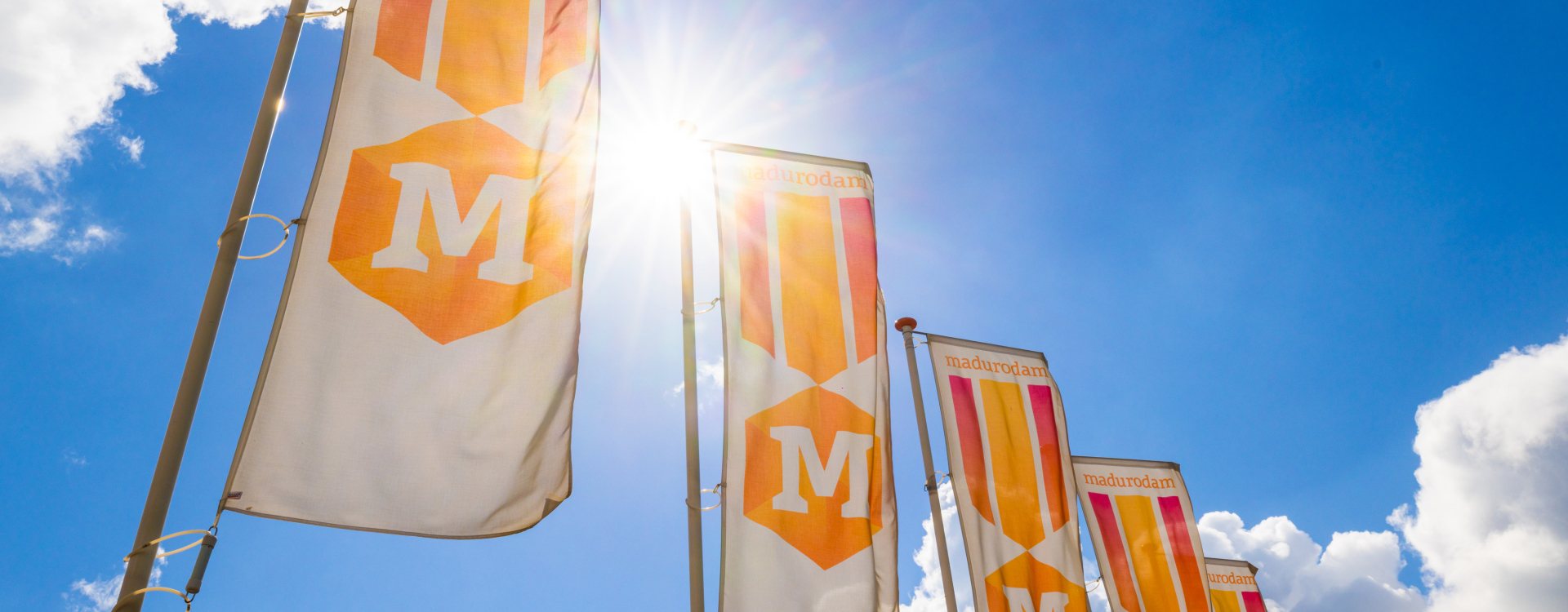 Vlaggen entree Madurodam